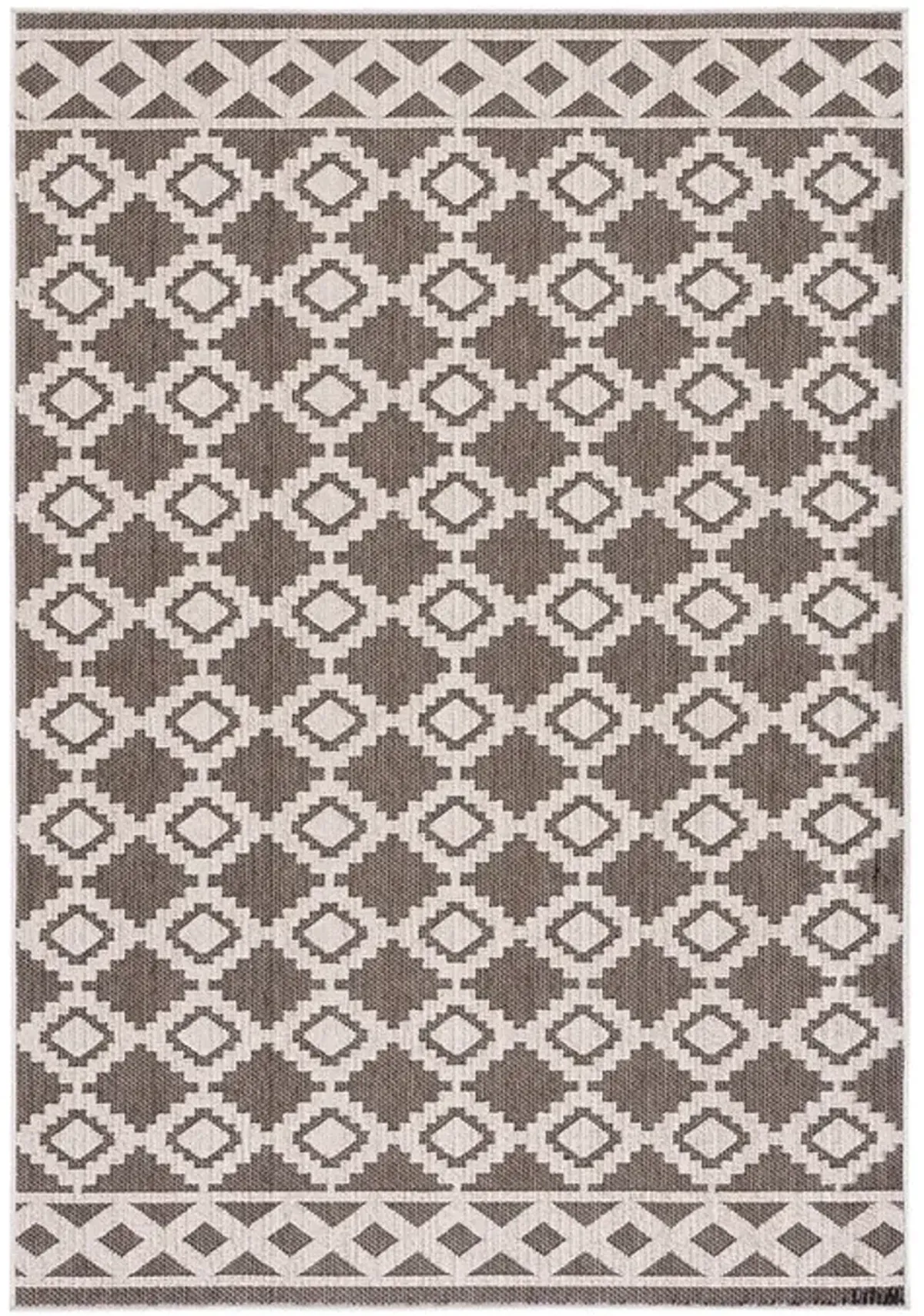 GLOBAL 208 Beige 5'-3' X 7'-6' Medium Rectangle Rug