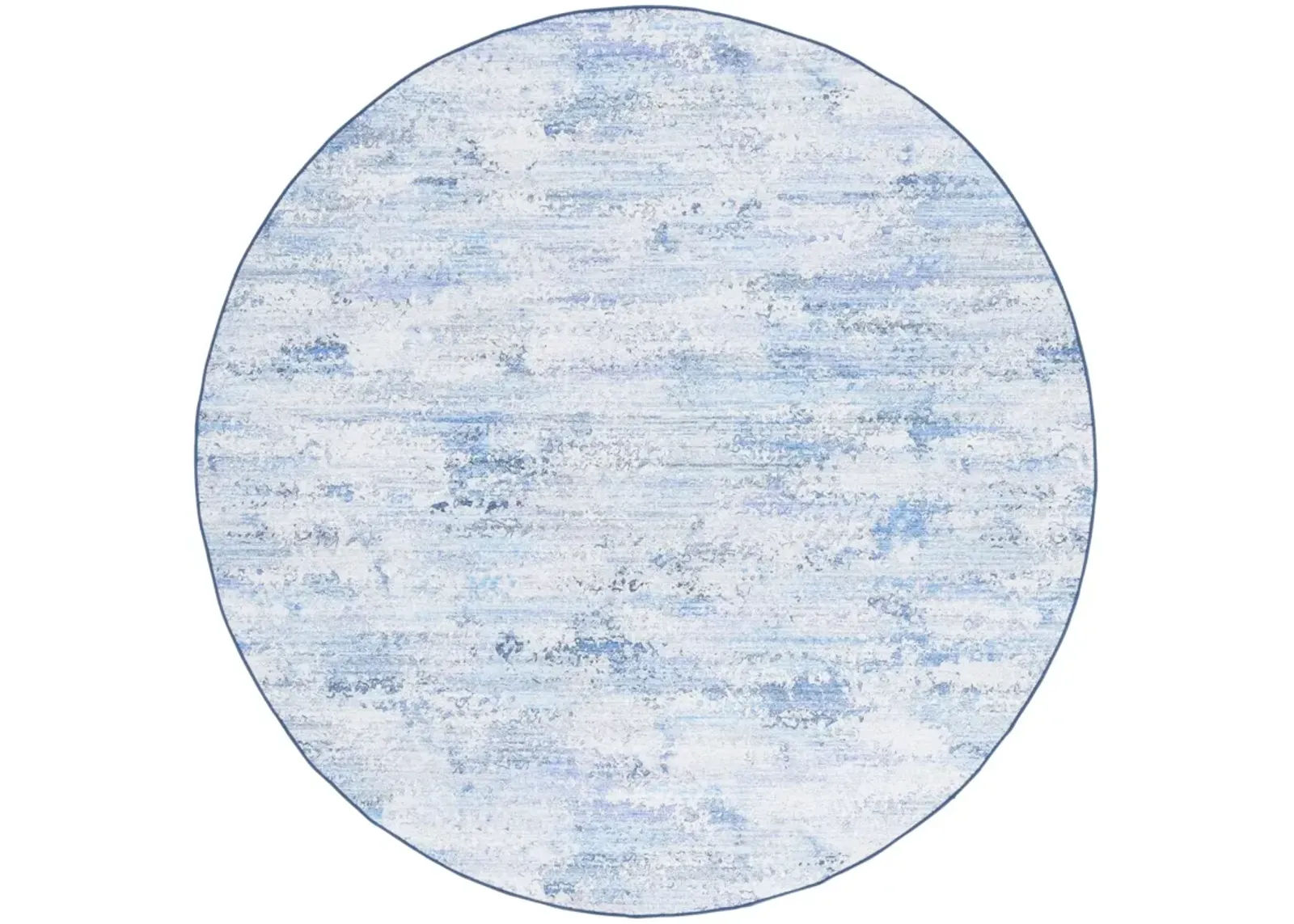 MALIBU 904 GREY  6' x 6' Round Round Rug