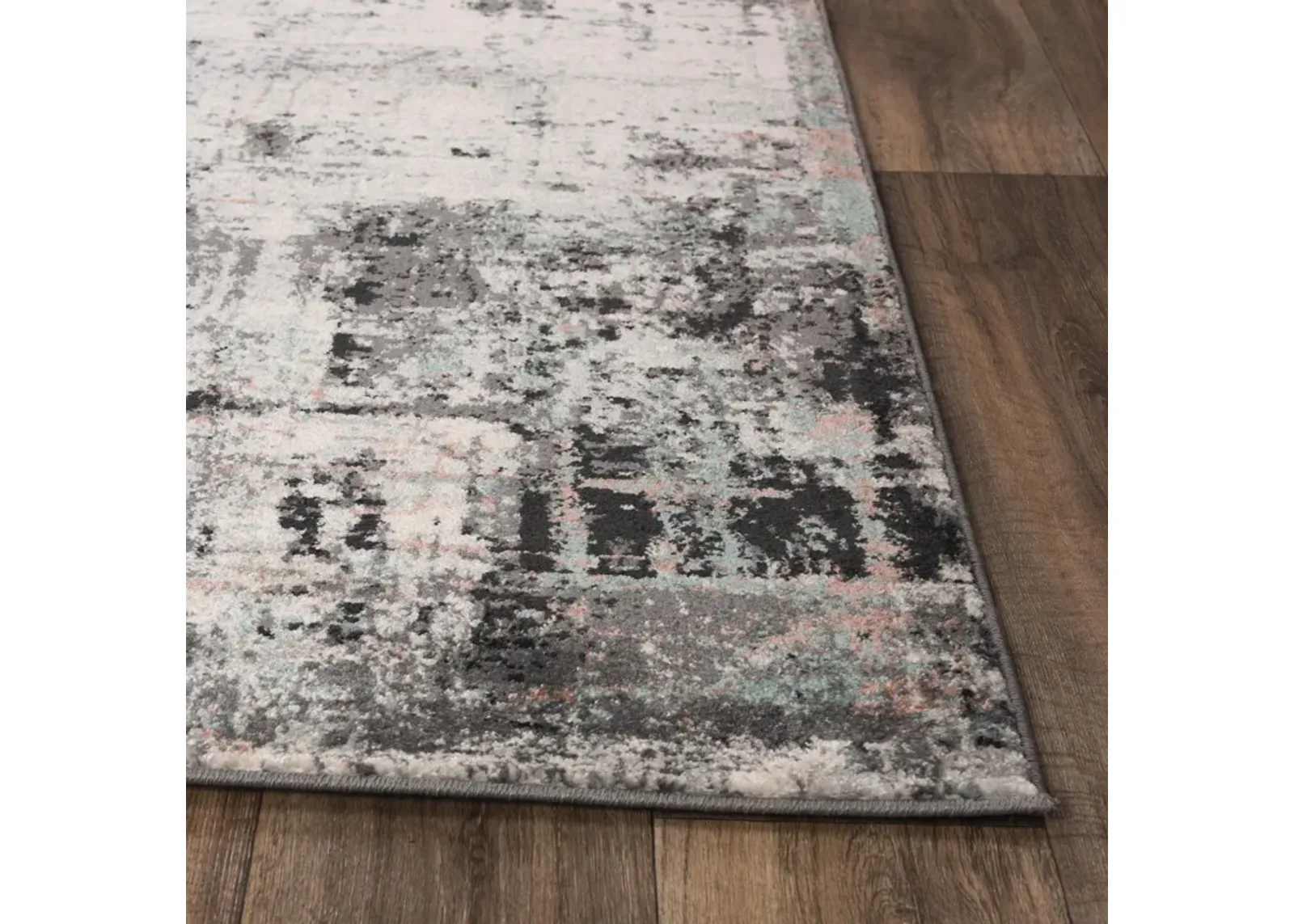 Odyssey L. Gray  Polypropylene 2'6"x7'6" Runner Rug