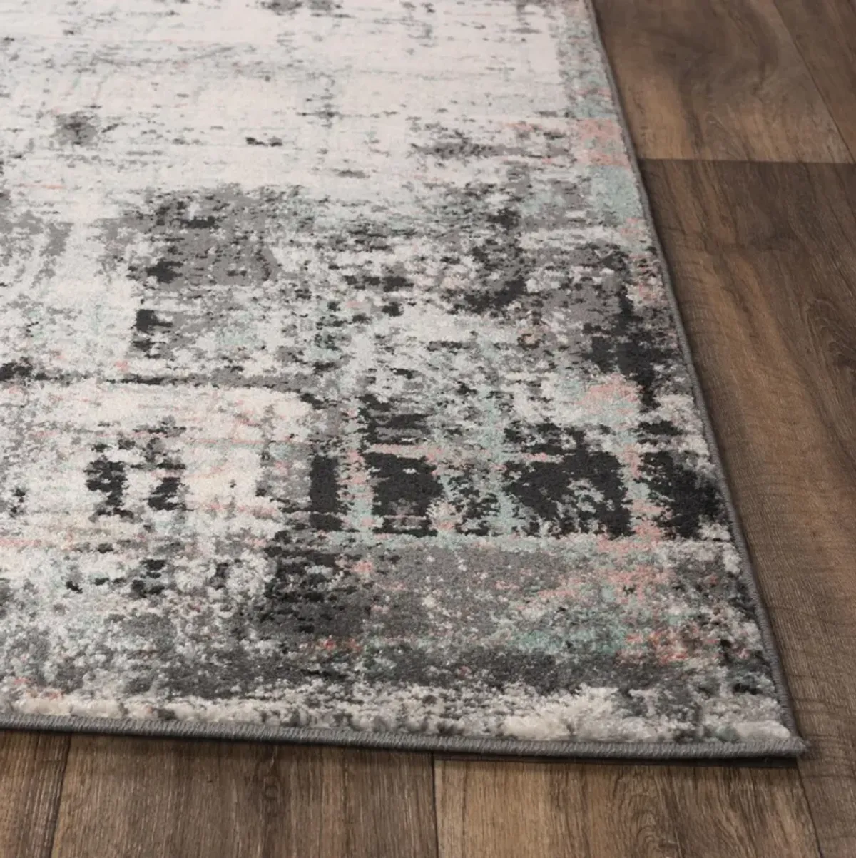 Odyssey L. Gray  Polypropylene 2'6"x7'6" Runner Rug