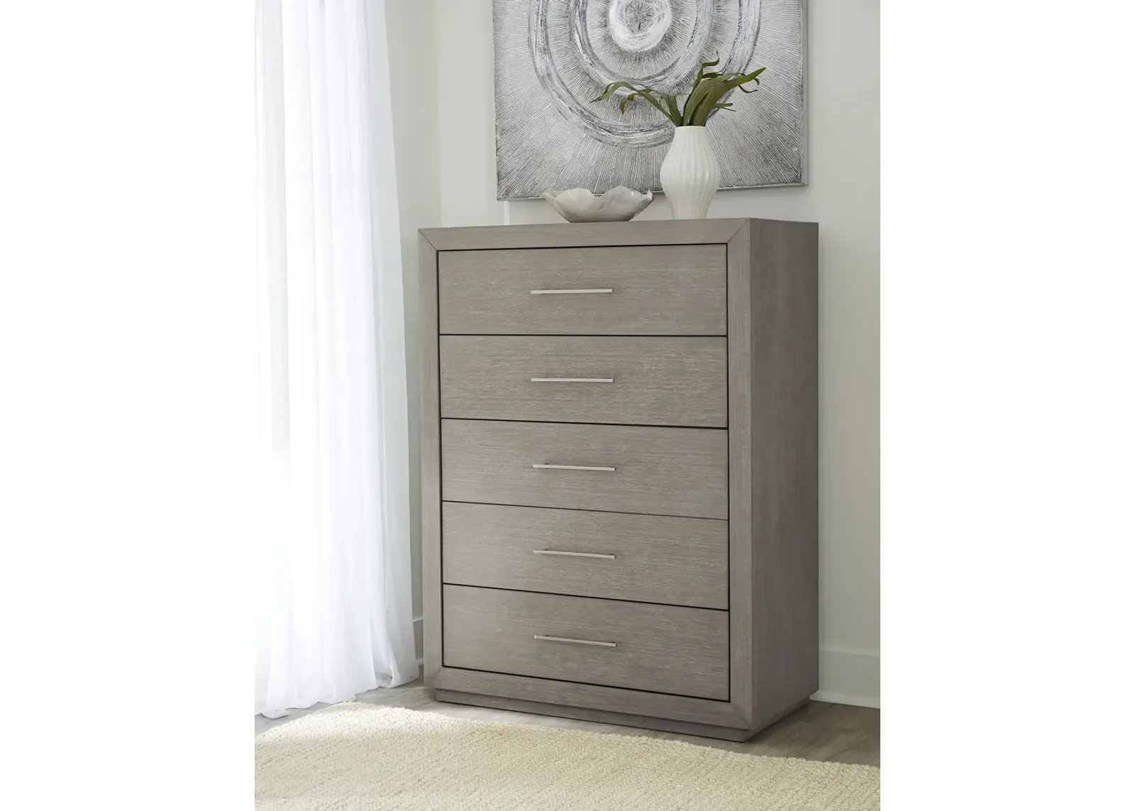 Melbourne Five Drawer Chest in Mineral (2024)