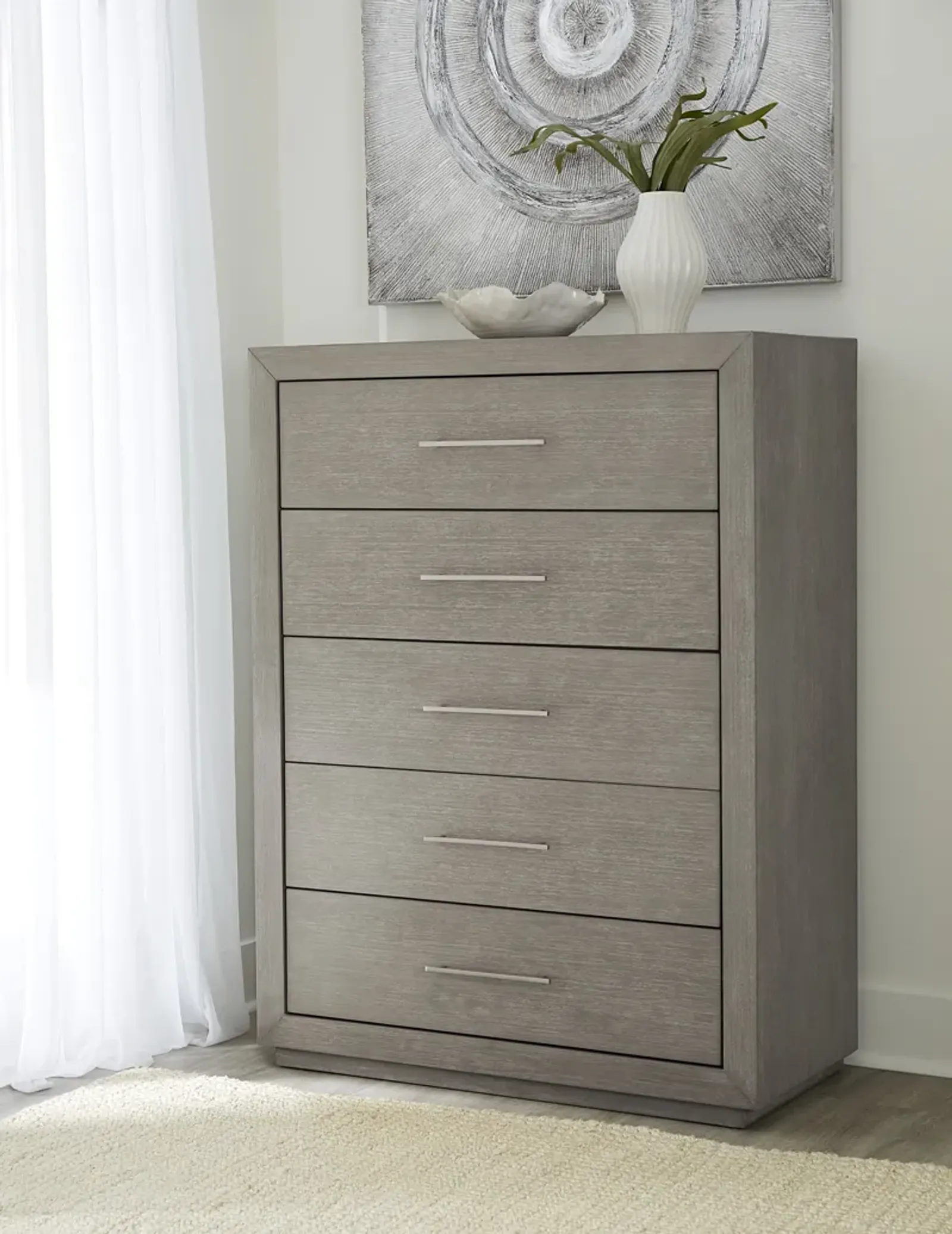 Melbourne Five Drawer Chest in Mineral (2024)