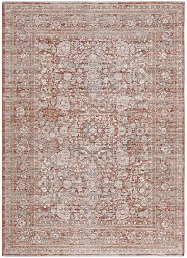 HARLOW 163 Red 9' X 12' Large Rectangle Rug