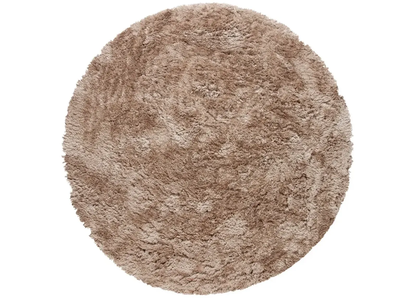 ARCTIC SHAG Brown 8' X 8' Round Round Rug