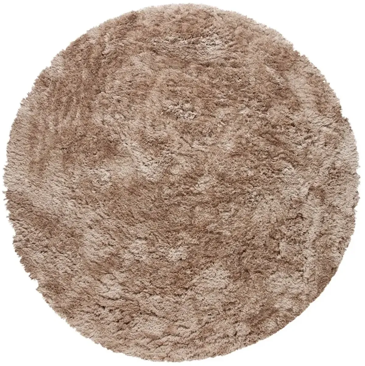 ARCTIC SHAG Brown 8' X 8' Round Round Rug