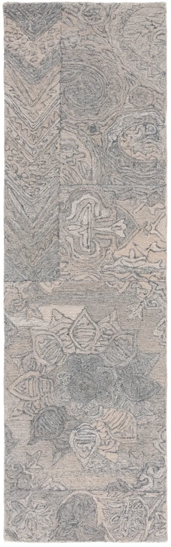 ABSTRACT Hand Tufted 2'-3' x 8' runner