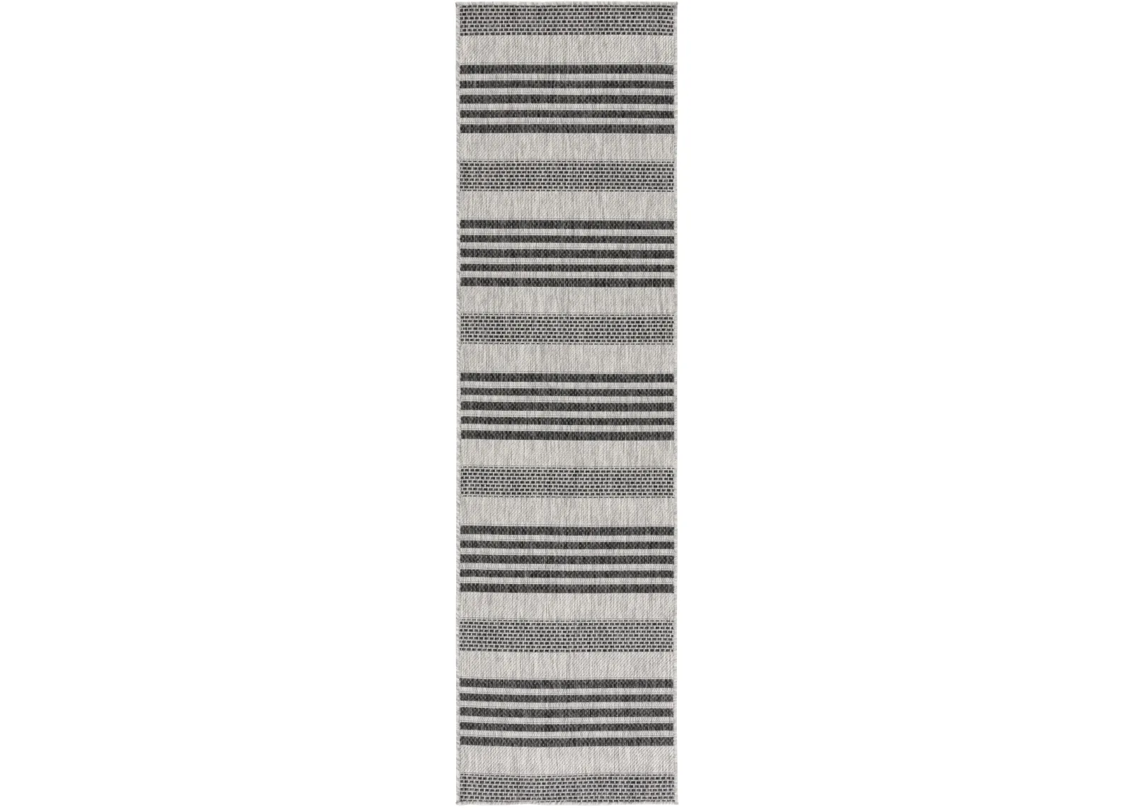 BEACH HOUSE 278 GREY  2'-2' x 8' Runner Rug