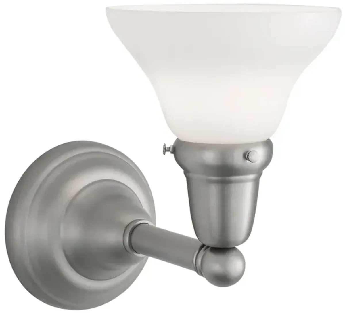 Coventry 1 Lt Vanity Sconce - Brushed Nickel