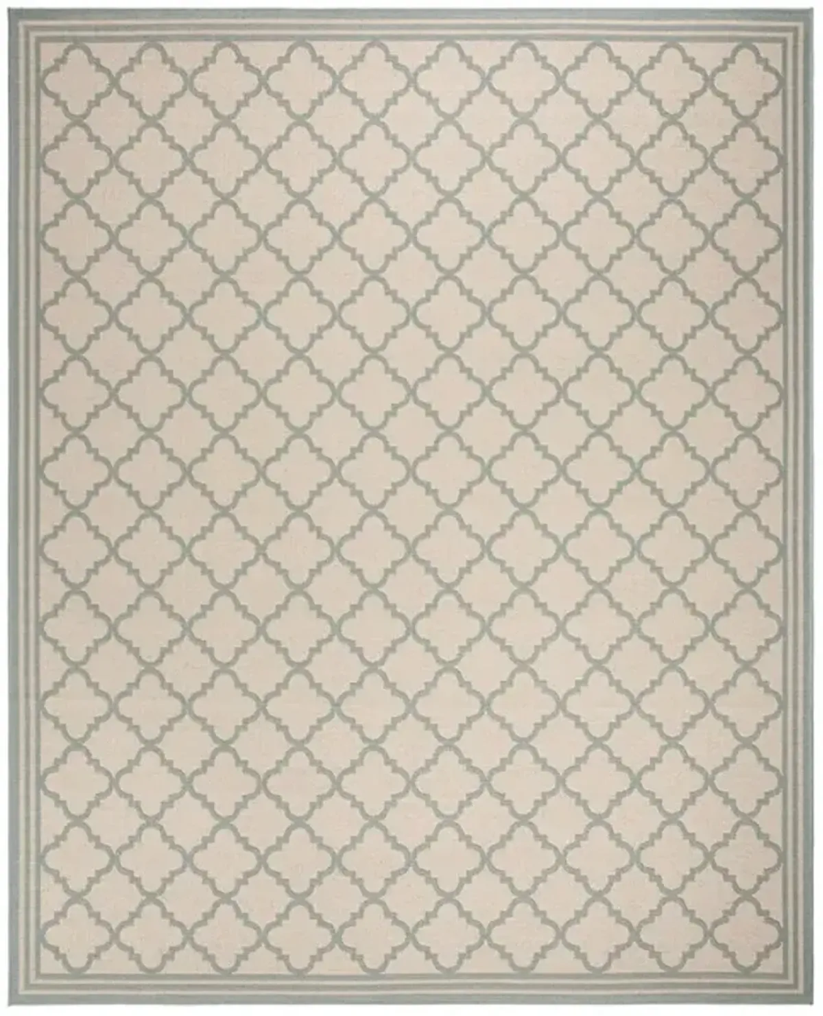 Safavieh BEACH HOUSE Collection BHS121L-8 Cream / Aqua 8' X 10'