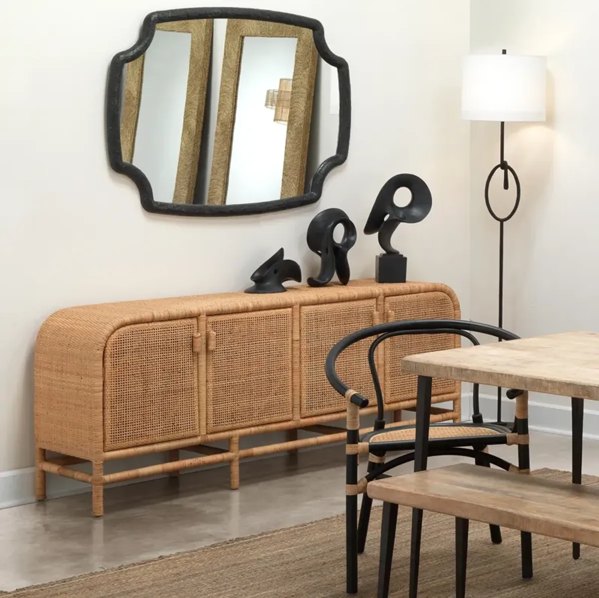 Santa Monica Four Door Sideboard