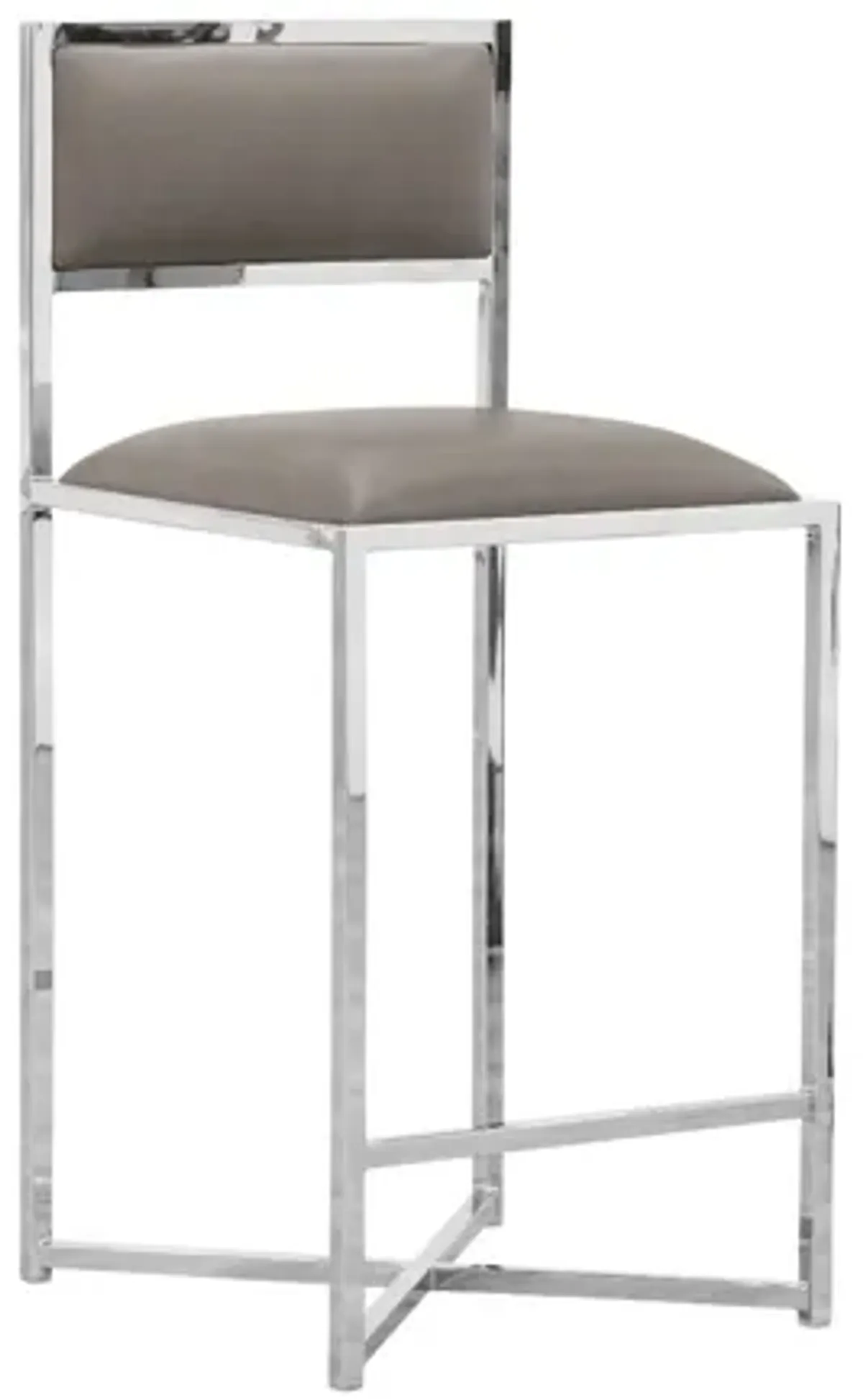 Amalfi X-Base Counter Stool in Taupe