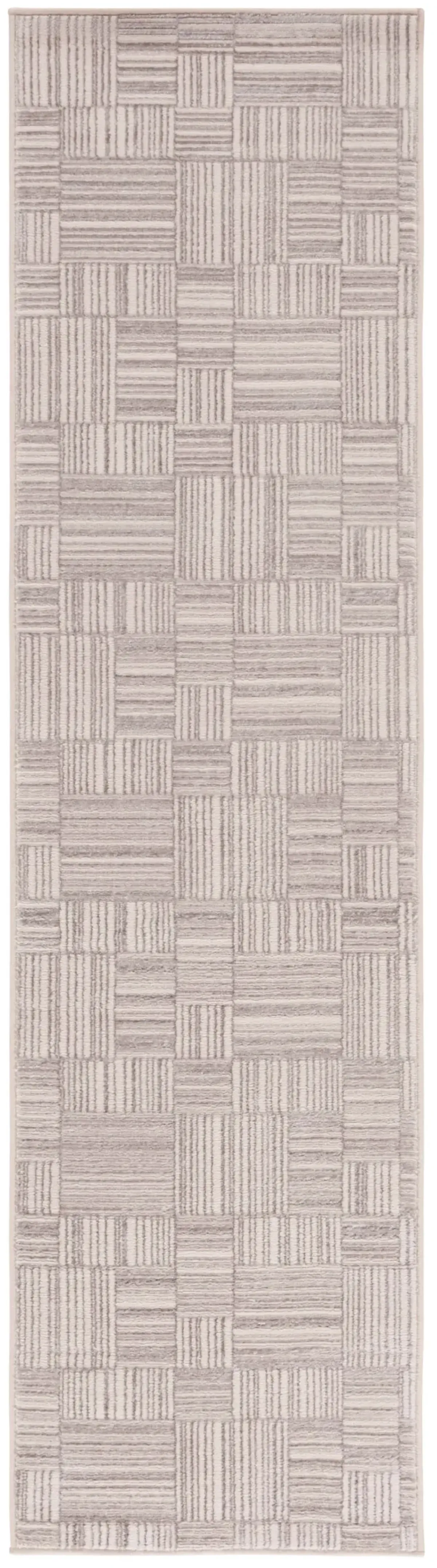 ORCHARD 214 GREY  2'-2' x 8' Runner Rug