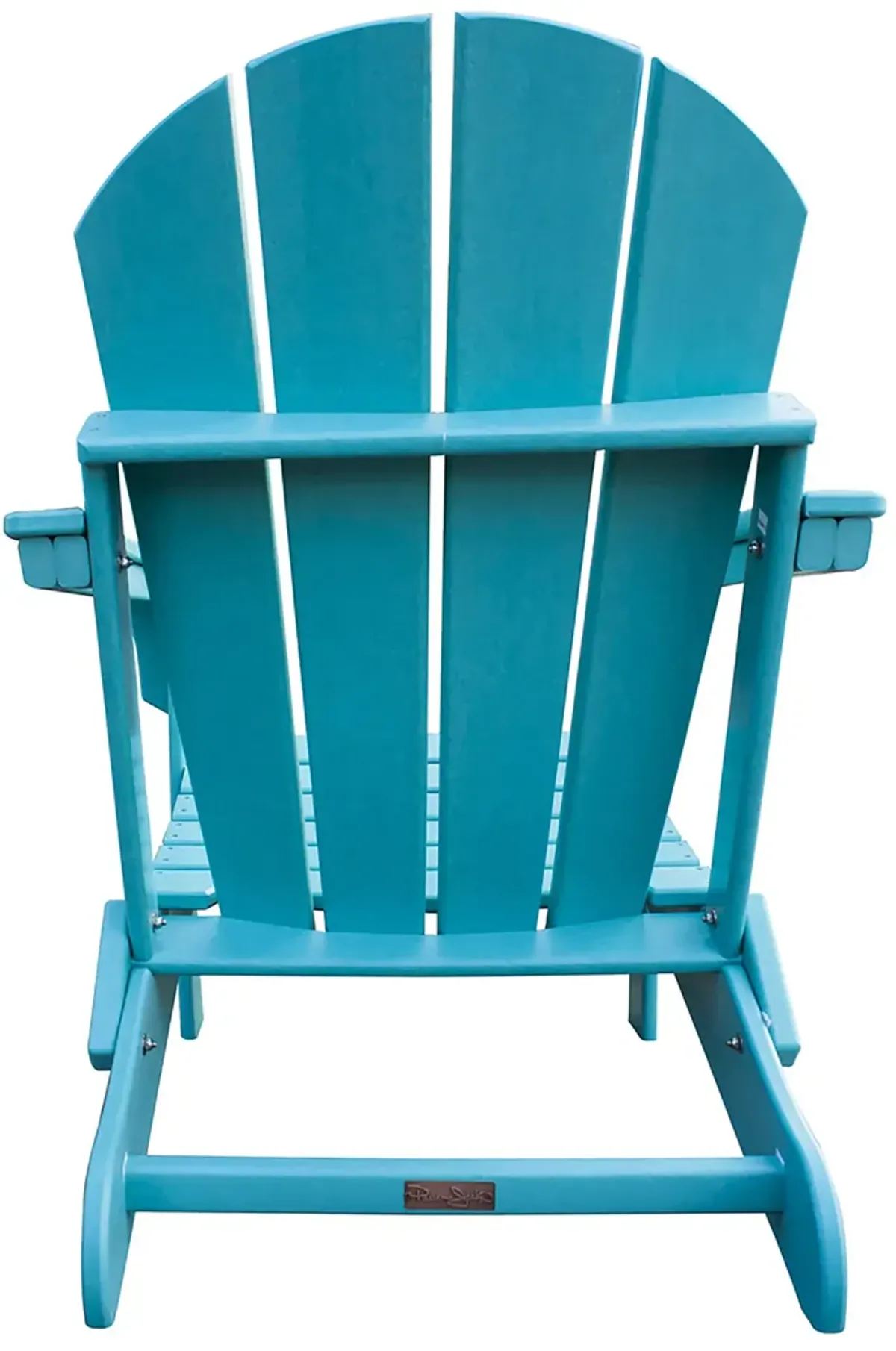 Panama Jack Polyresin Folding Teal Adirondack Chair