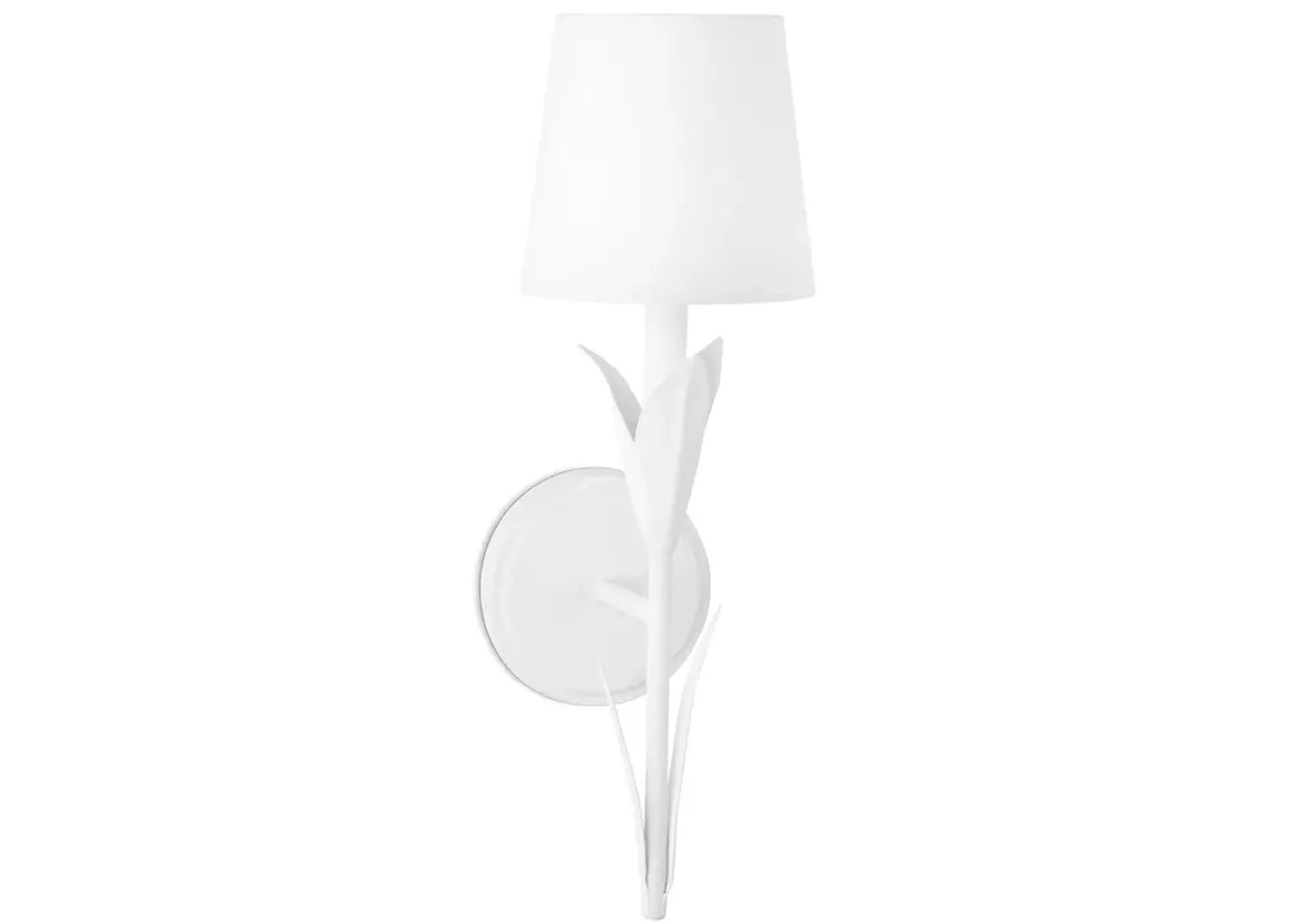 River Reed Sconce Single (White)