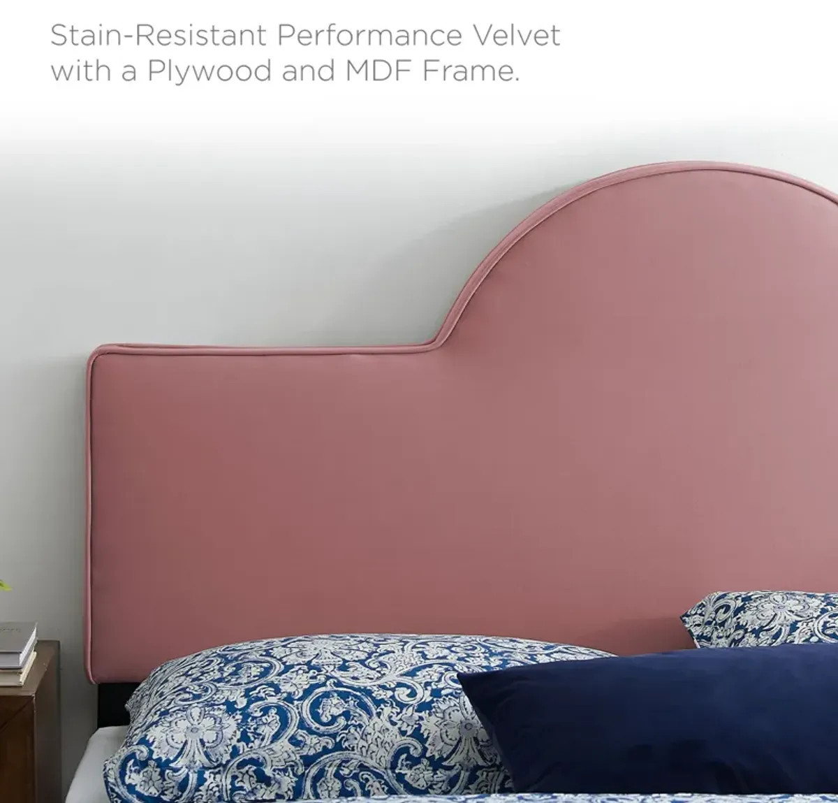 Sunny Performance Velvet Twin Bed