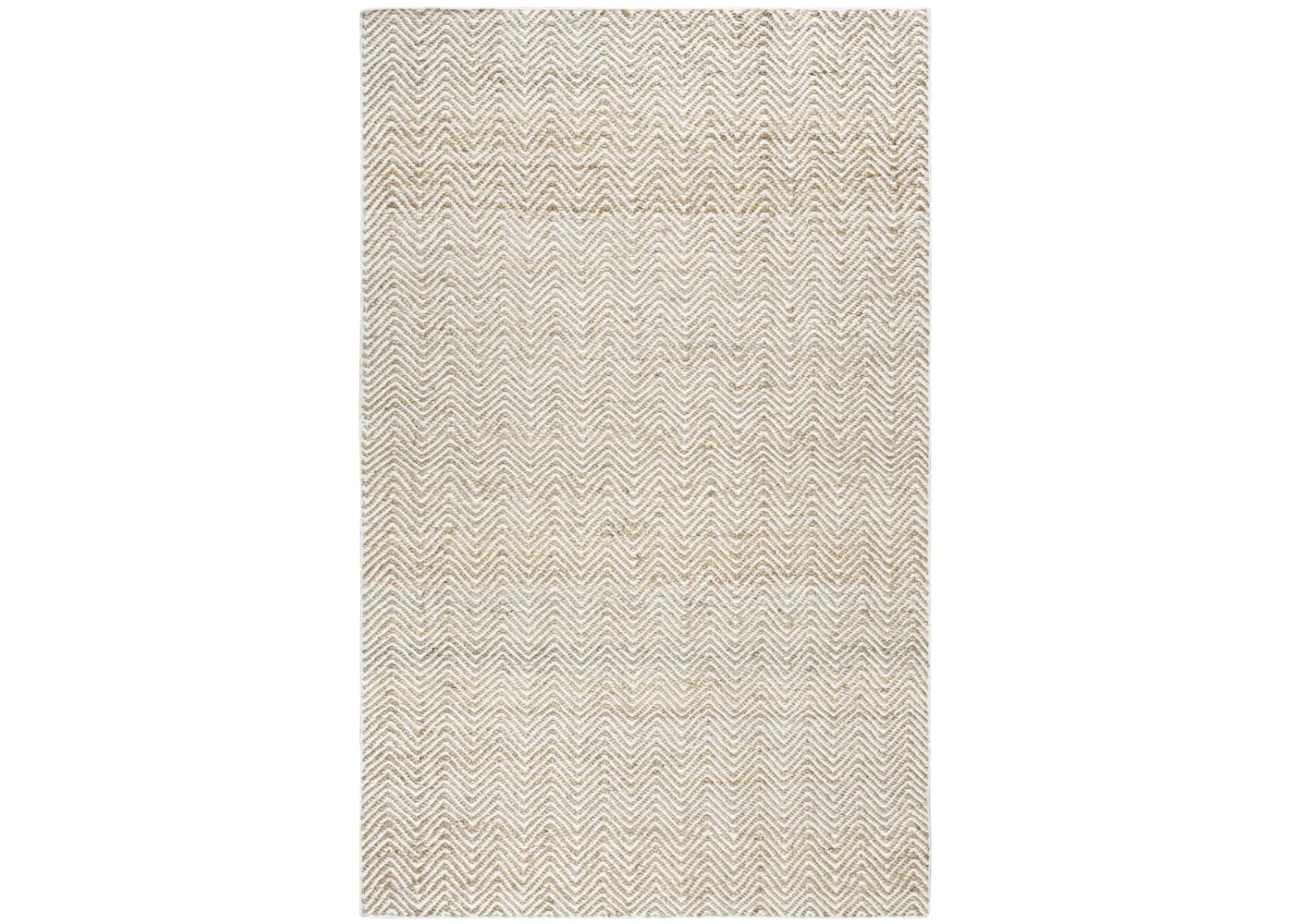 Ellington Natural  chevron  Jute / Wool  3' x 5' Rectangle Rug