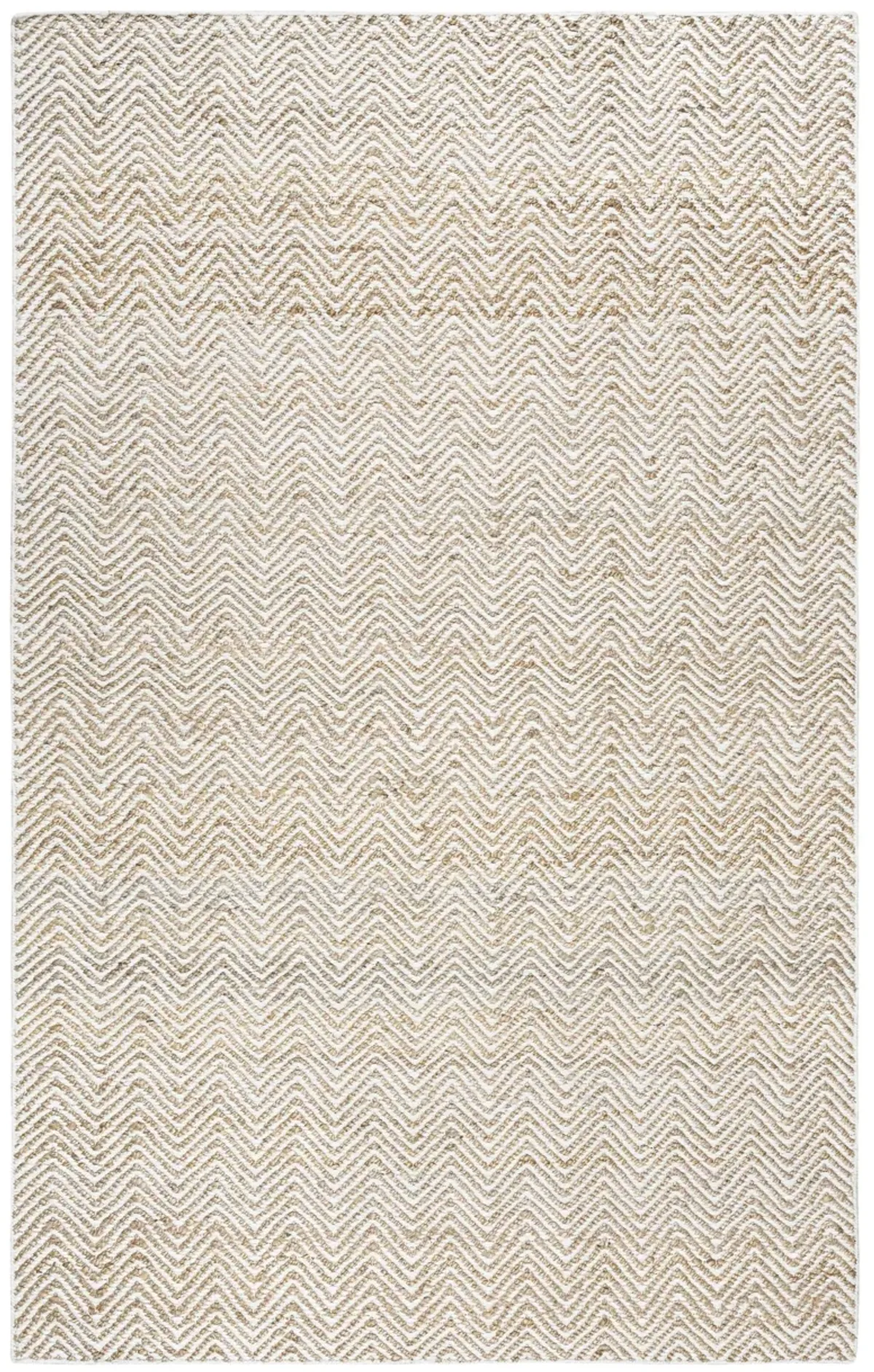 Ellington Natural  chevron  Jute / Wool  3' x 5' Rectangle Rug