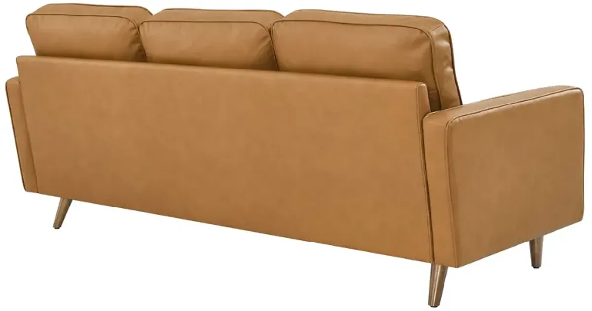 Valour 78" Leather Apartment Sectional