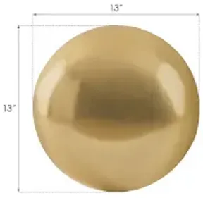 Gold Leaf Floor Ball - Small