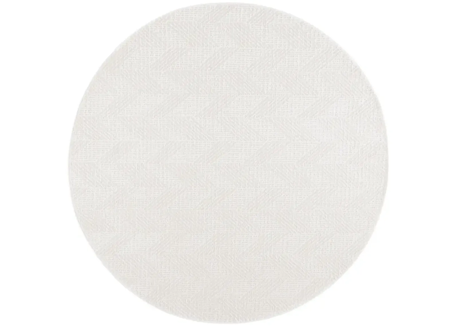 REVIVE 122 IVORY 6'-7' x 6'-7' Round Round Rug