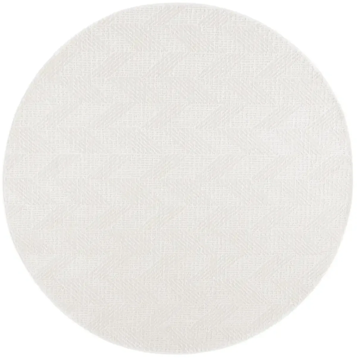 REVIVE 122 IVORY 6'-7' x 6'-7' Round Round Rug