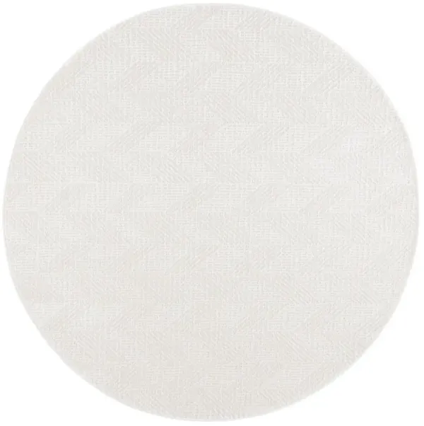 REVIVE 122 IVORY 6'-7' x 6'-7' Round Round Rug