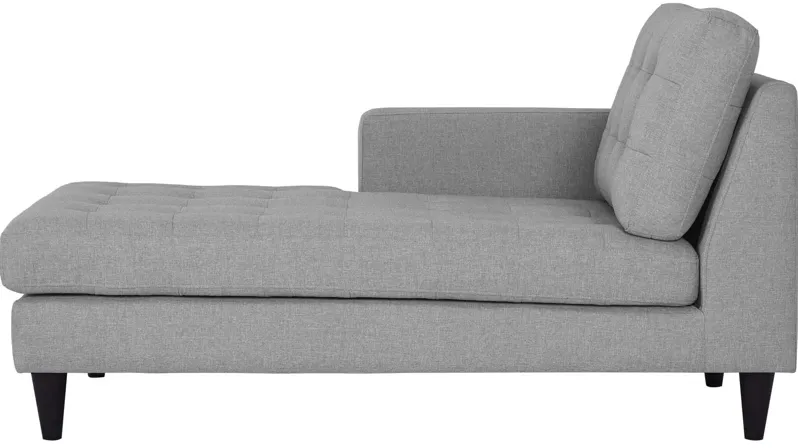 Empress Left-Arm Upholstered Fabric Chaise