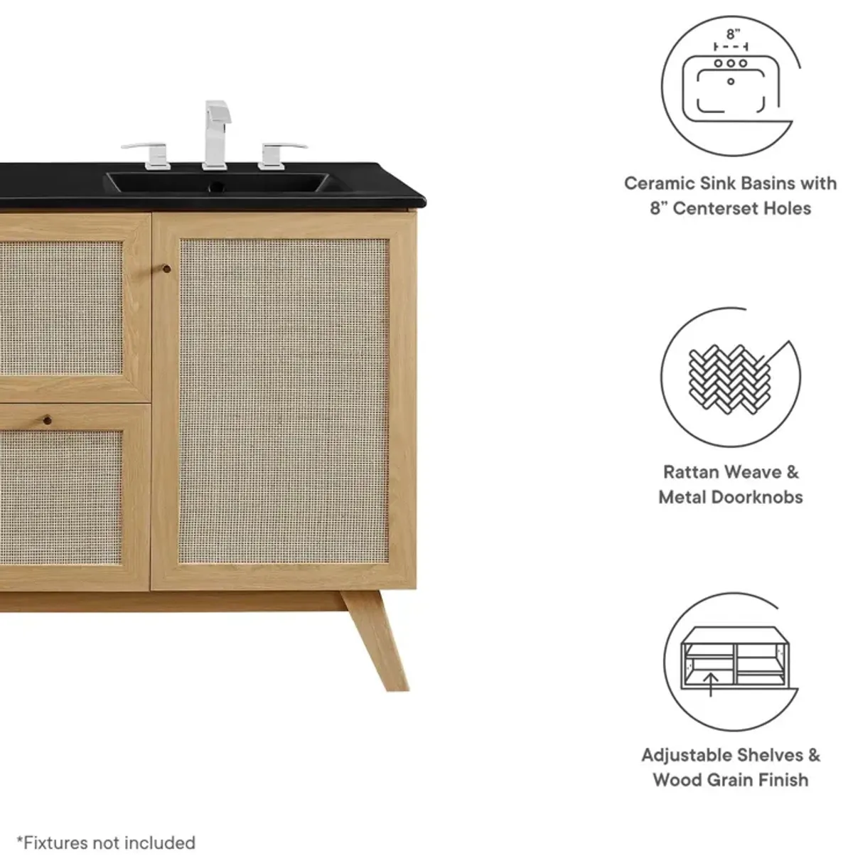 Soma 48" Double Sink Bathroom Vanity