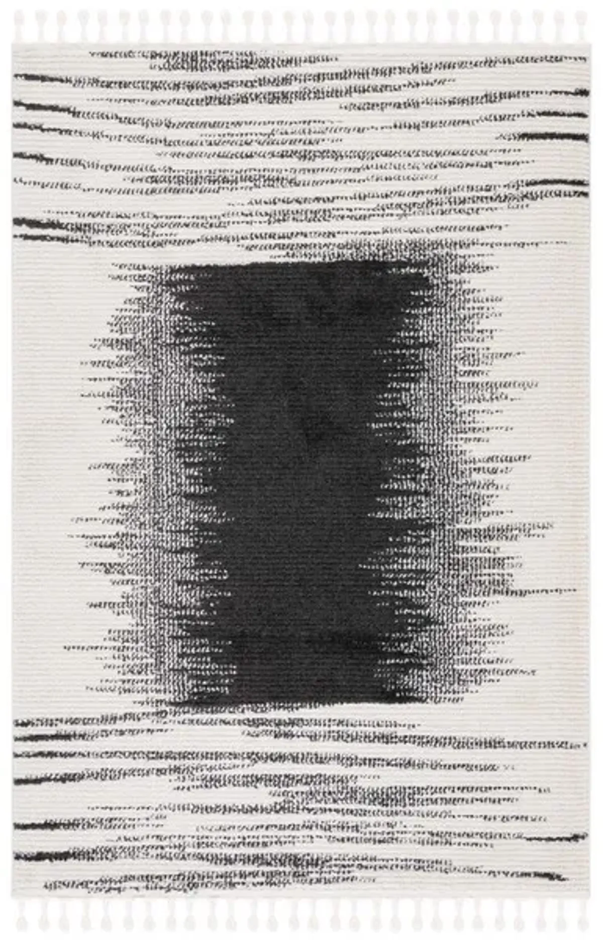 MOROCCAN TASSEL Small Rectangle Power Loomed 4'-5" x 6'-5" Rug