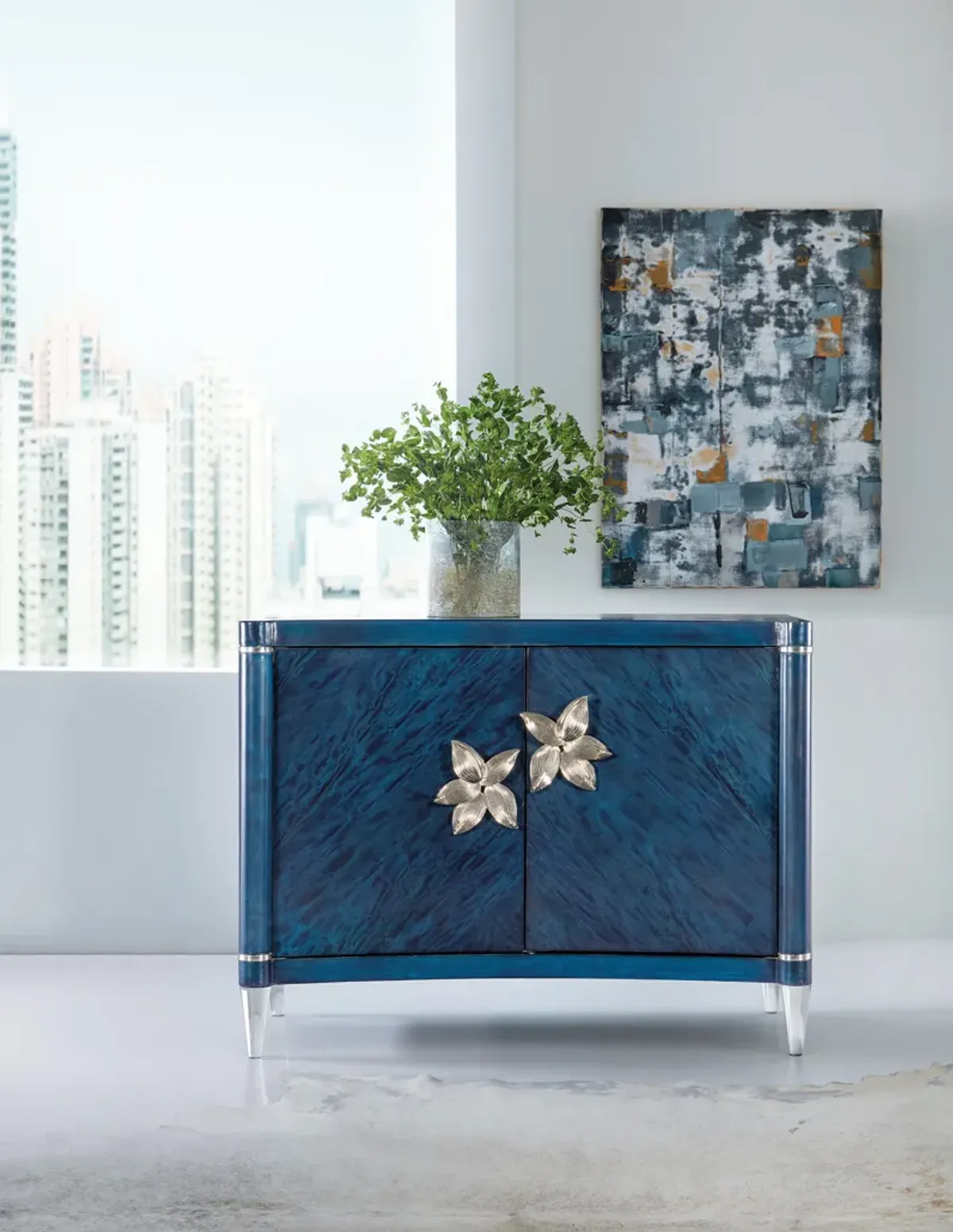 Melange Sapphire Accent Chest