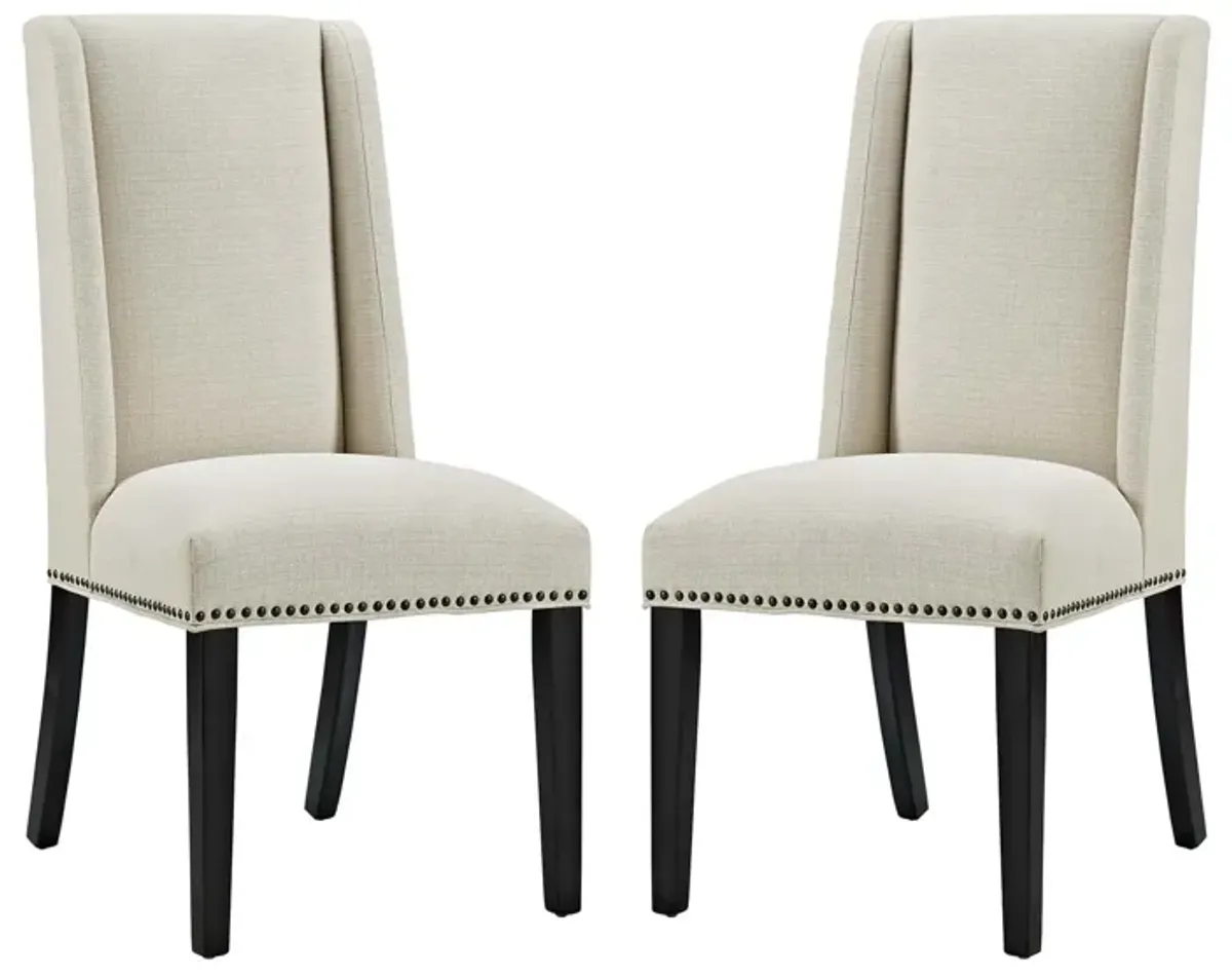 Baron Dining Chair Fabric Set of 2