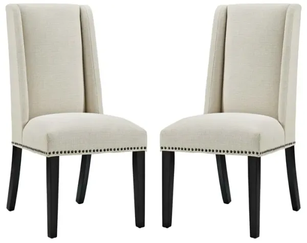Baron Dining Chair Fabric Set of 2
