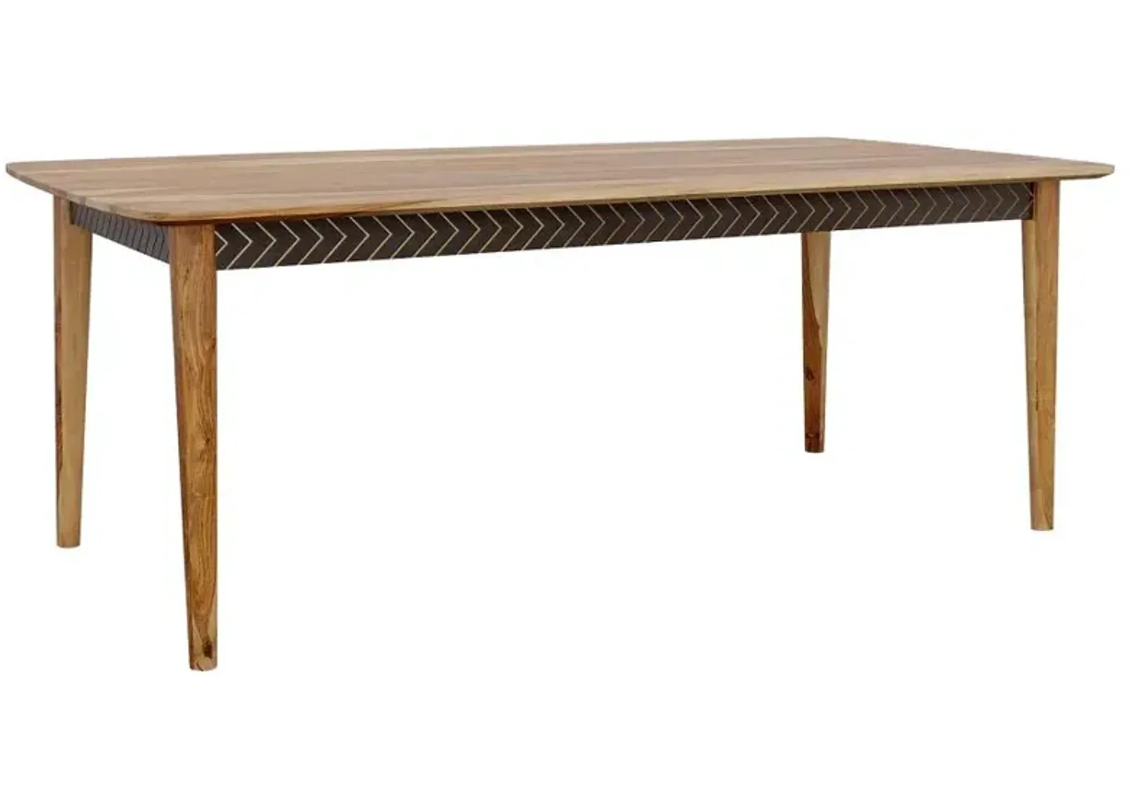 Partridge Wooden Dining Table Natural Sheesham