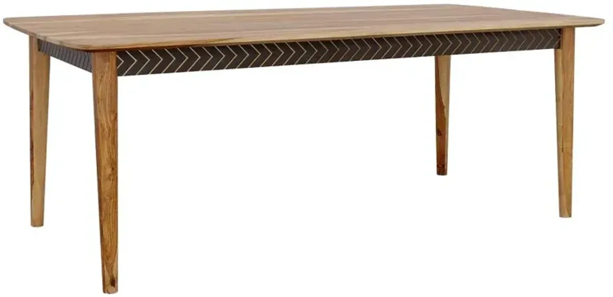 Partridge Wooden Dining Table Natural Sheesham