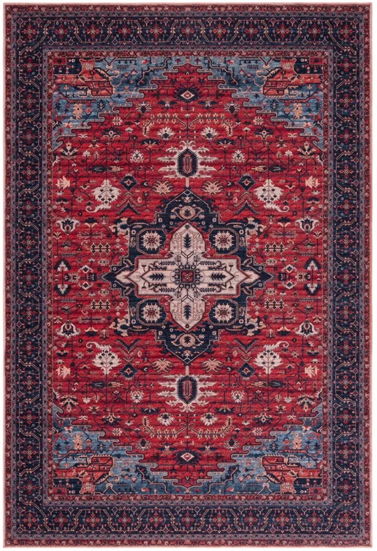 SERAPI 560 RED  2' x 5' Small Rectangle Rug