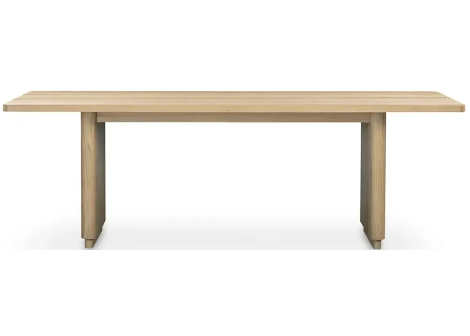 ROUND OFF DINING TABLE SMALL OAK