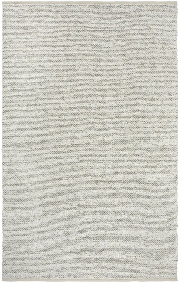 Ewe Complete me Beige Woven Wool/Polyester 9'x12' Rectangle Rug