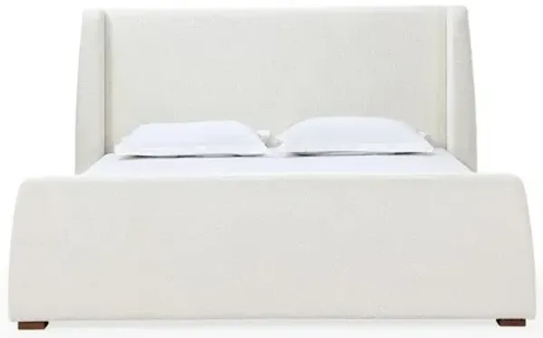 Presley Upholstered Wingback Platform Bed 