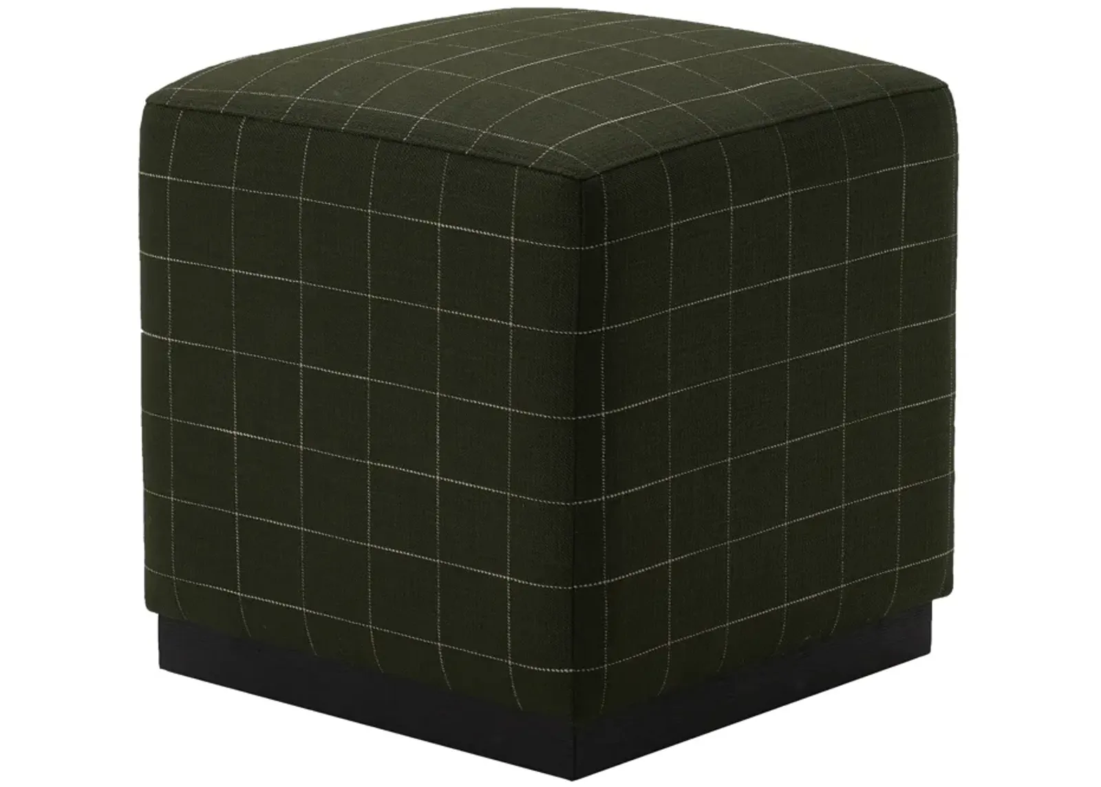 20x20 Square Ottoman, Olive