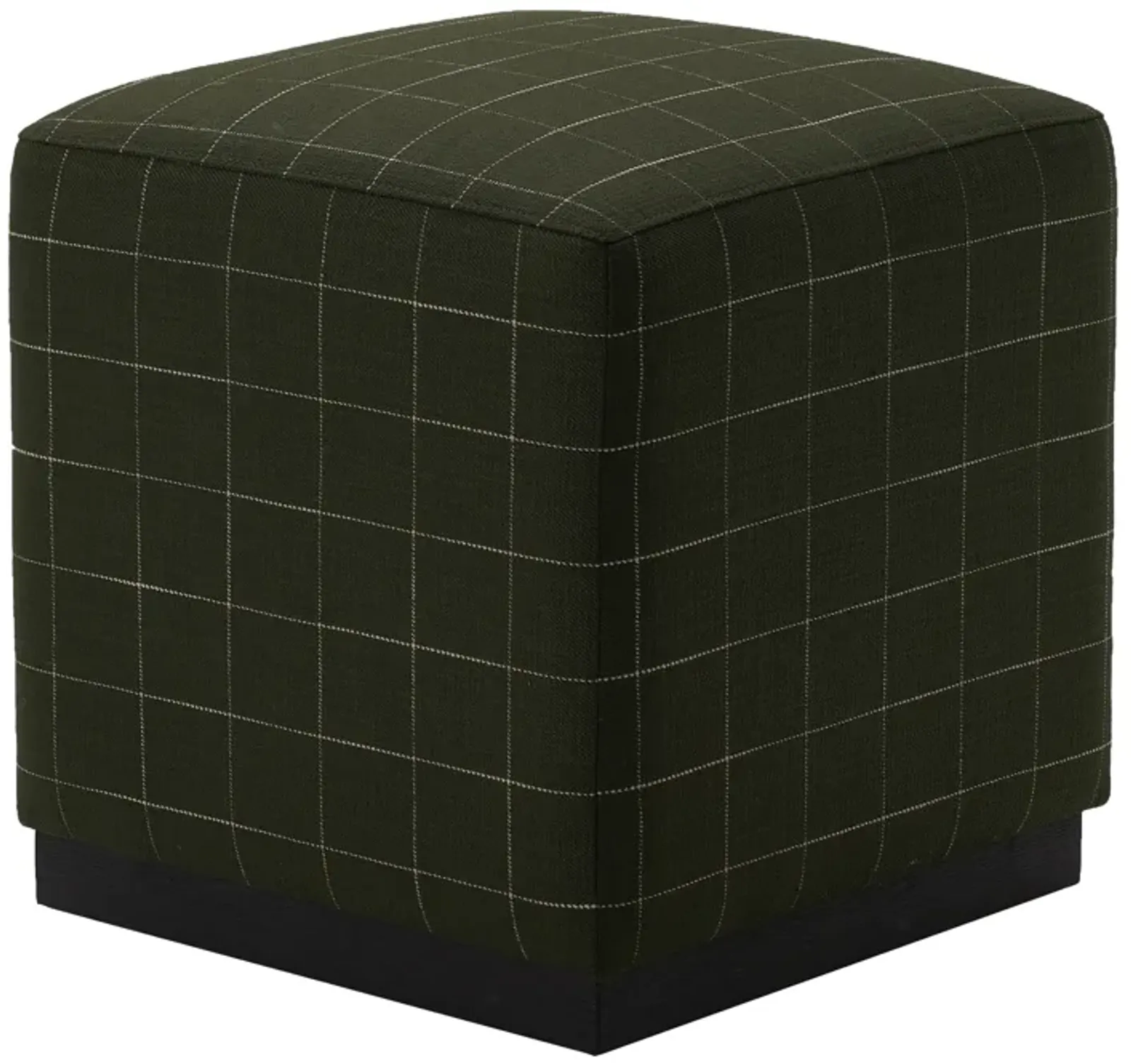 20x20 Square Ottoman, Olive