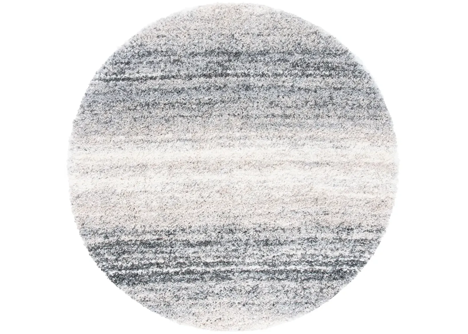 FONTANA SHAG Round Power Loomed 5'-3" X 5'-3" Round Rug