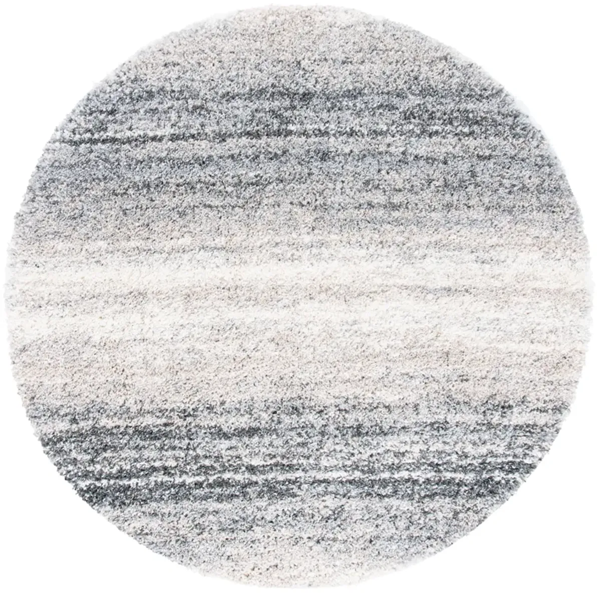 FONTANA SHAG Round Power Loomed 5'-3" X 5'-3" Round Rug