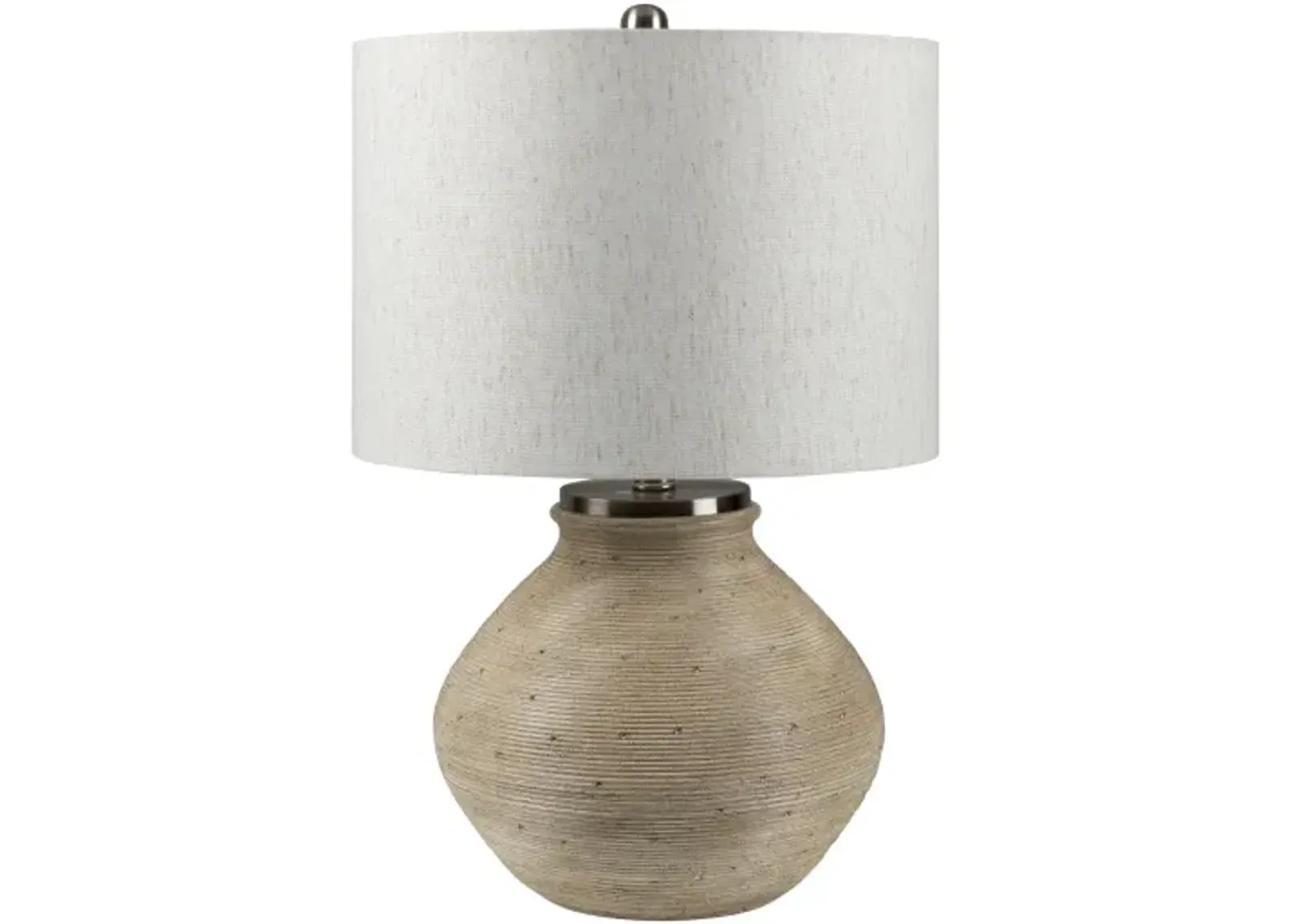 Brillo BLO-002 22"H x 14"W x 14"D Accent Table Lamp