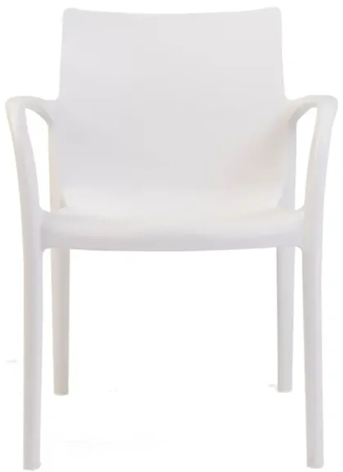 Pedro Set of 4 Stackable Armchair-White