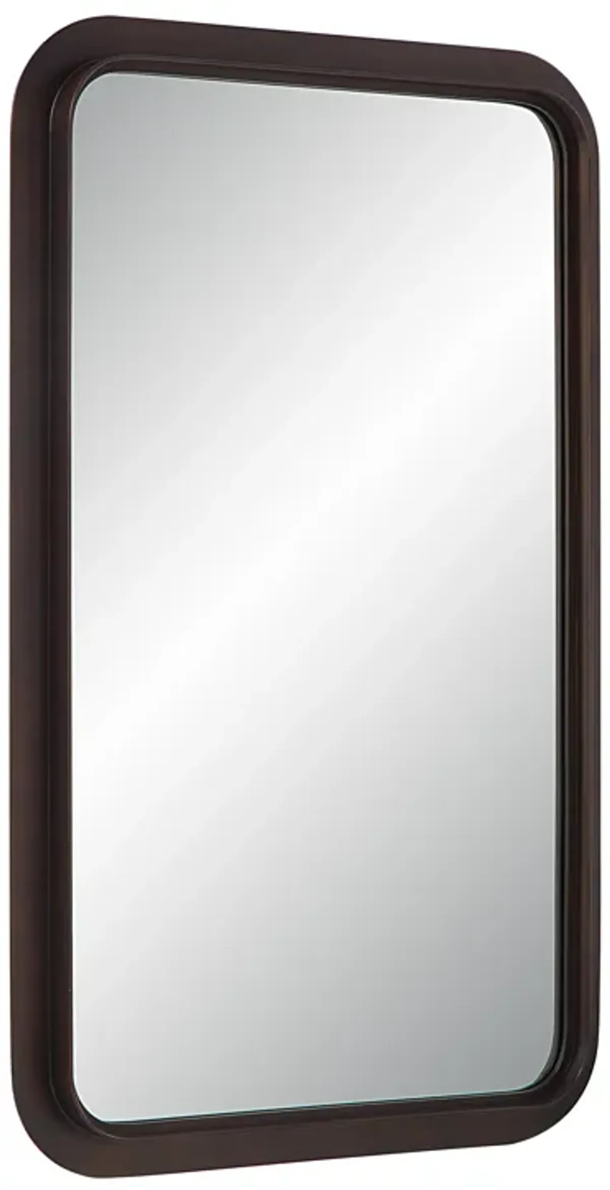 Almere 40" Tall Rectangular Mirror, Dark Antique Bronze