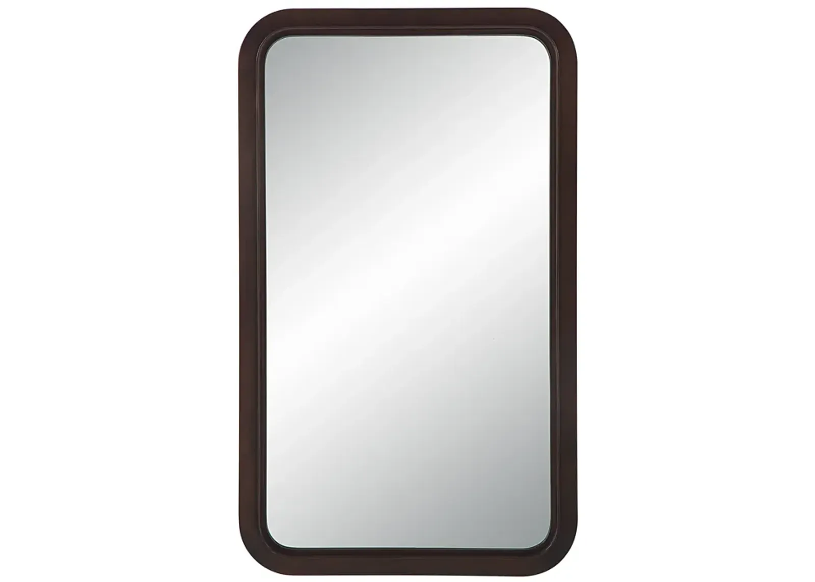 Almere 40" Tall Rectangular Mirror, Dark Antique Bronze