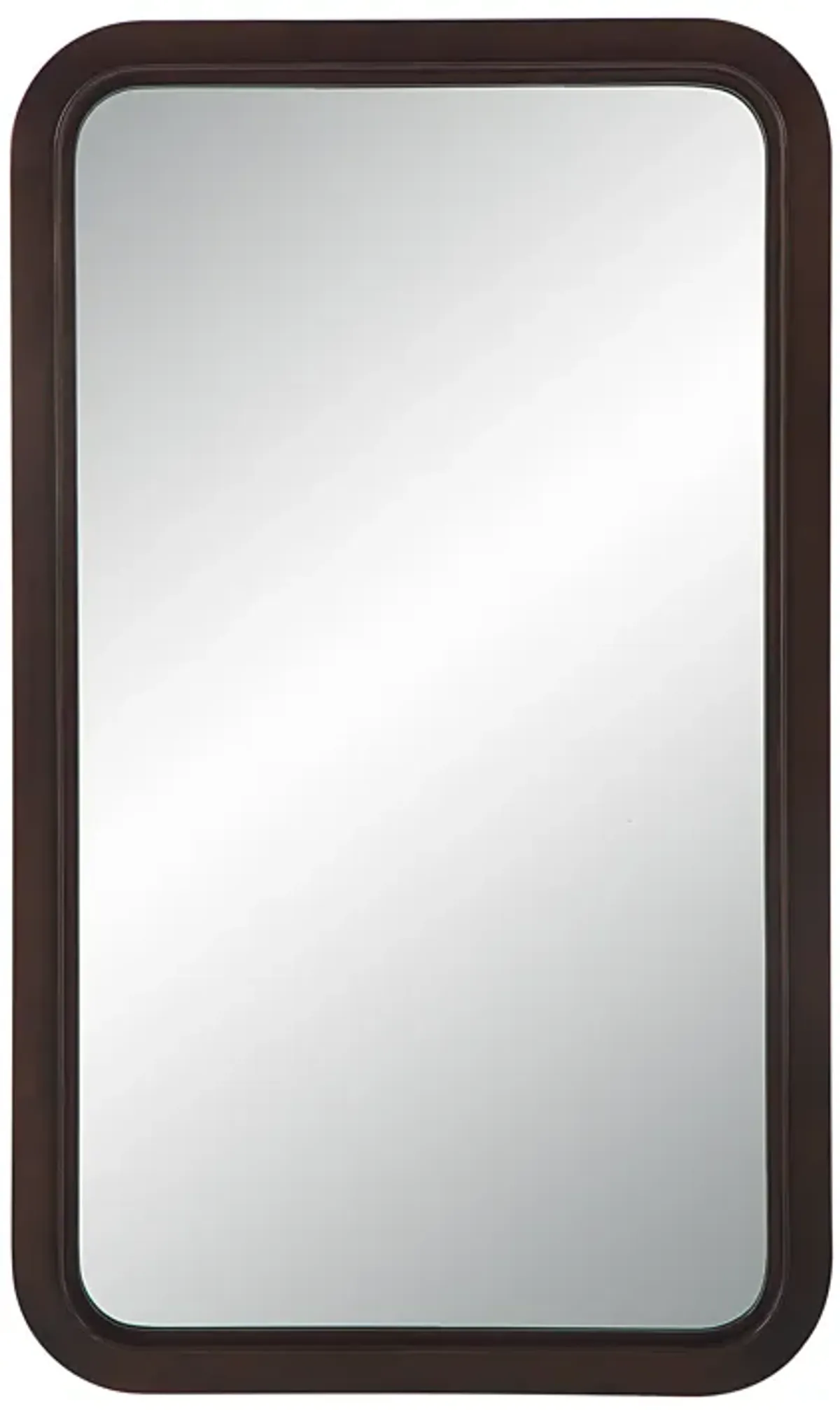 Almere 40" Tall Rectangular Mirror, Dark Antique Bronze