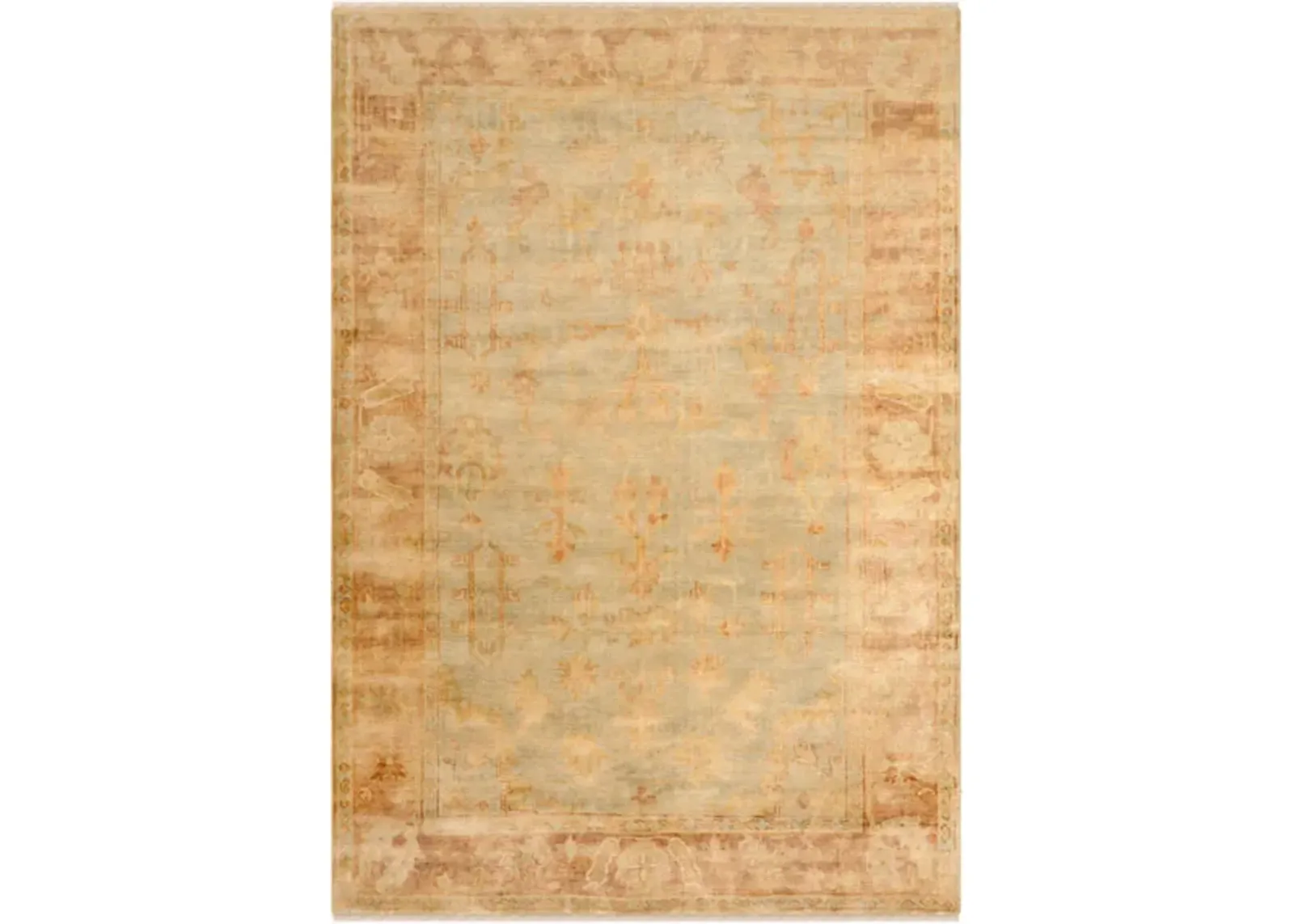 OSH112 Beige 3' X 10' Runner Rug