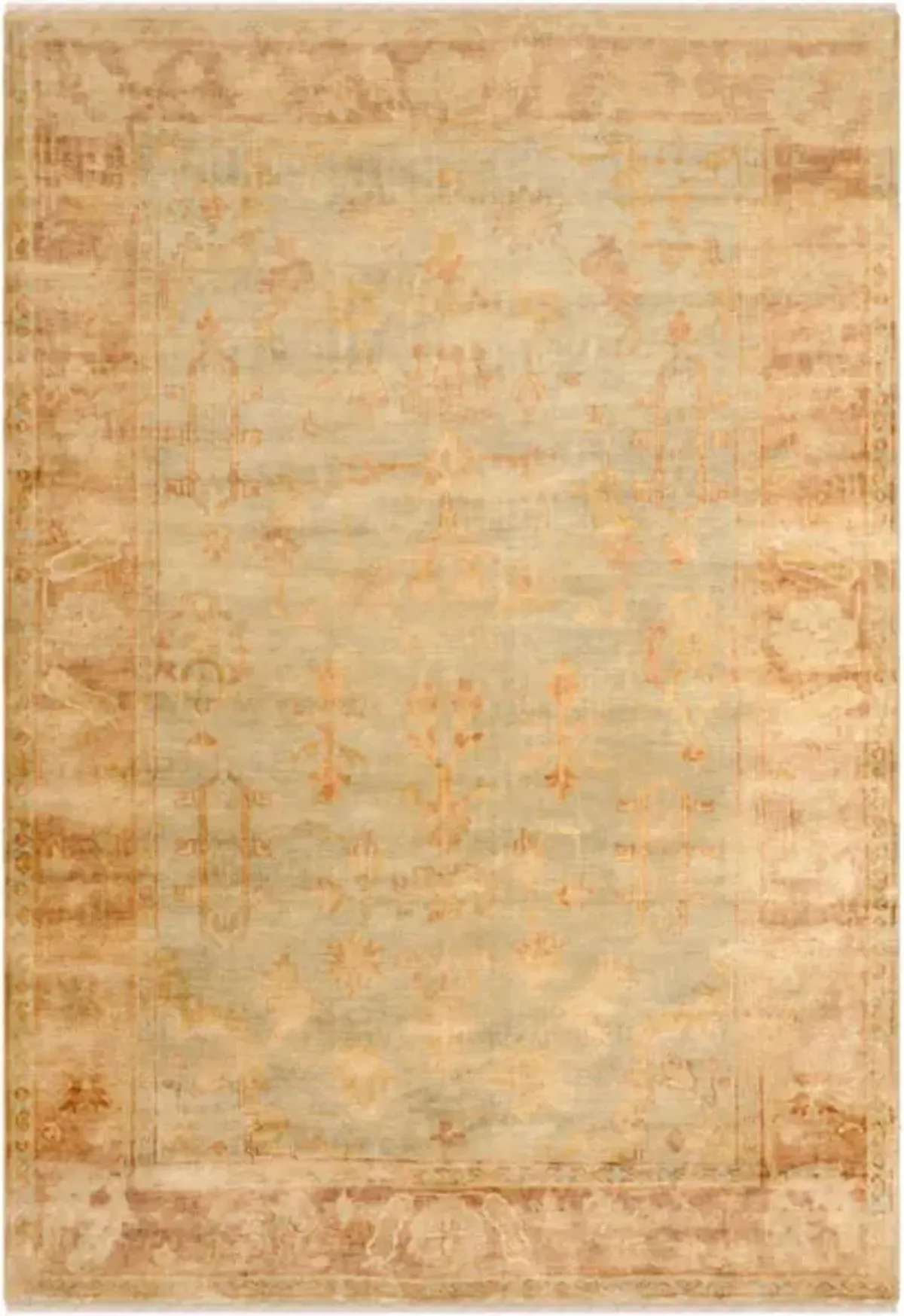 OSH112 Beige 3' X 10' Runner Rug