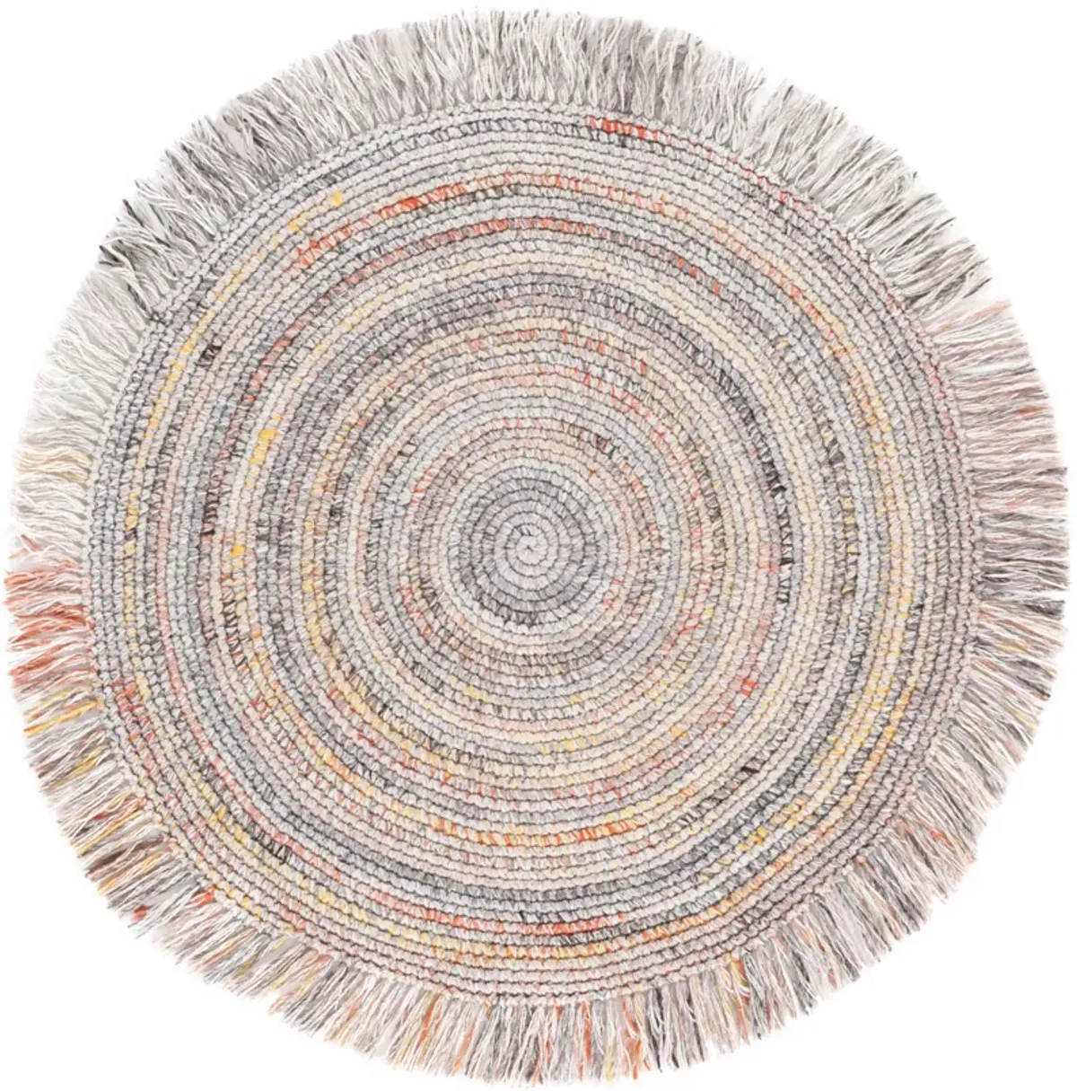 RENEWAL Hand Woven 5' x 5' Round area rug